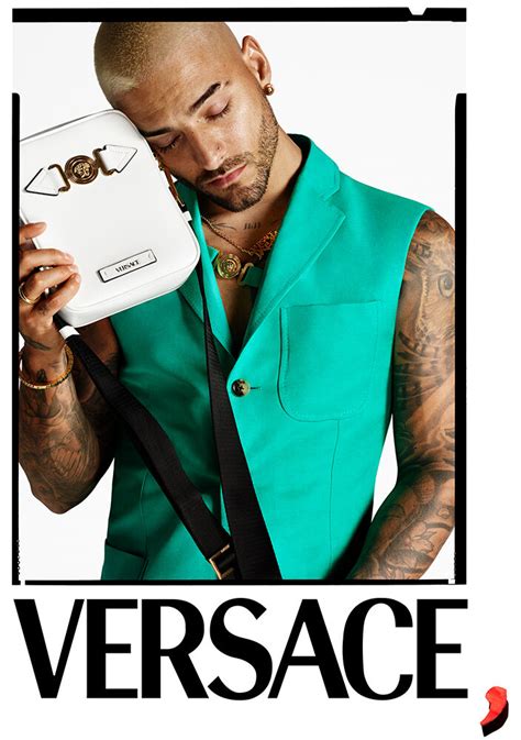 Maluma Is The Versace Man For Spring Summer 2022.